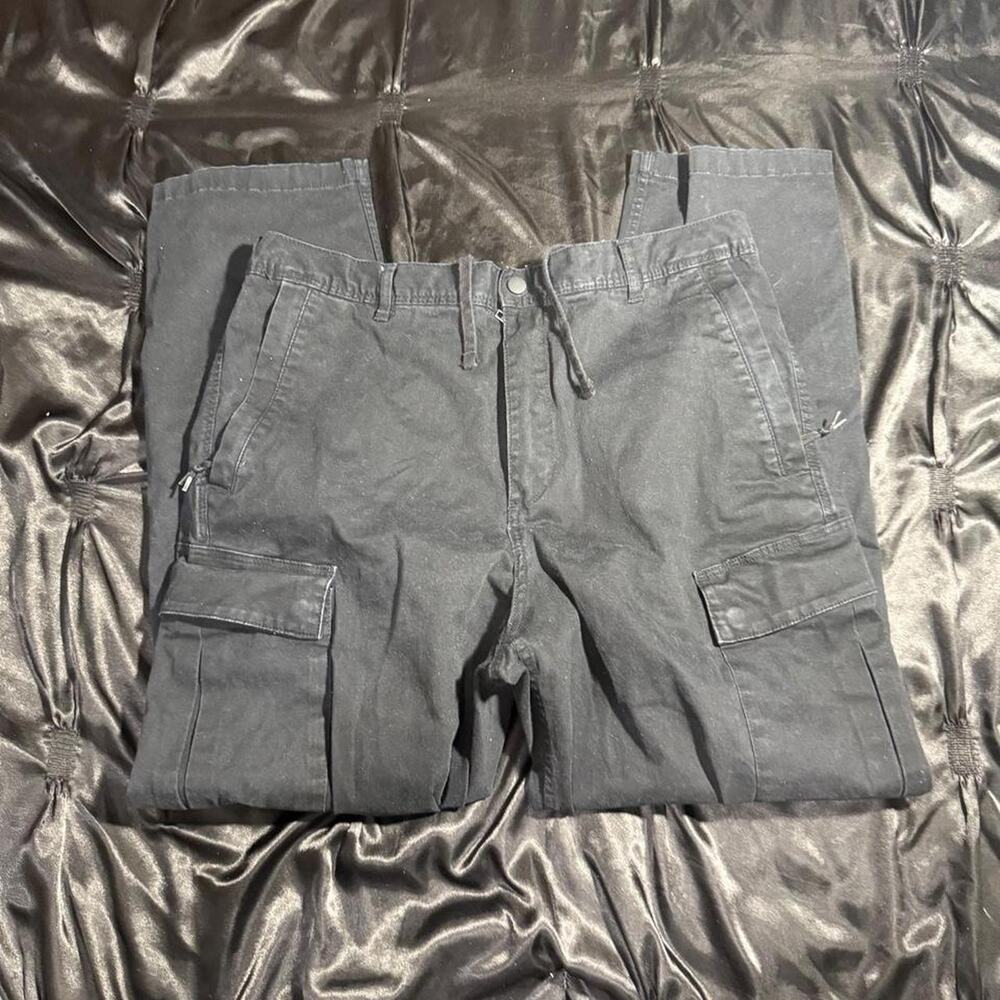 Hm black cargo pants in